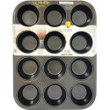 Vespa Teglia per Muffin in Acciaio Antiaderente – Stampo per Monoporzioni Tonde Ø7×h3 cm (12 cavità)
