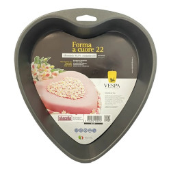 Stampo cuore Vespa in alluminio antiaderente di ø22 cm x h 4,2 cm