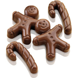Mr. Ginger Silikomart stampo in silicone cioccolatini omino pan di zenzero