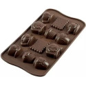 Teatime Silikomart stampo in silicone cioccolatini ora del tea di alice nel paese delle meraviglie