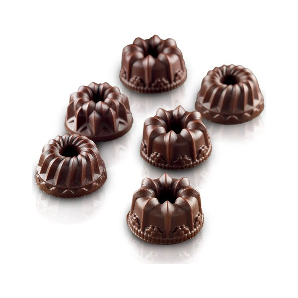 Fantasia Silikomart stampo in silicone cioccolatini mini gugelhopf