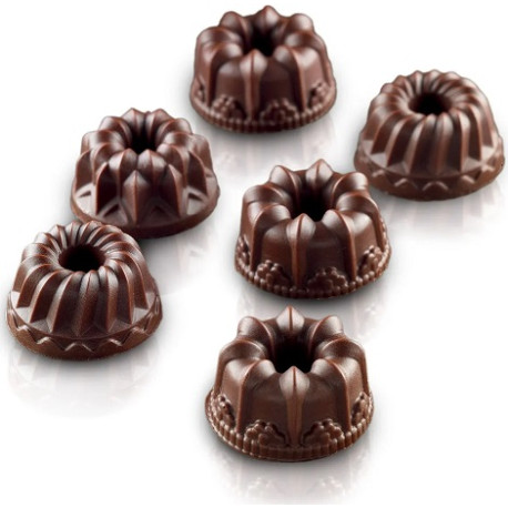 Fantasia Silikomart stampo in silicone cioccolatini mini gugelhopf Fantasia Silikomart stampo in silicone cioccolatini mini gugelhopf