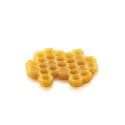 Stampo Miel 18 in silicone bianco per 6 forme o decori ad alveoli esagonali di 7,5 cm da Silikomart
