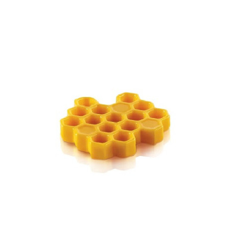 Stampo Miel 8 in silicone per 15 decori alveoli di 4,5 cm da Silikomart