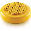Stampo Miel 80 in silicone bianco per 2 forme o decori ad alveoli esagonali di 14 cm da Silikomart