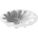 Saint Honoré 280 Silikomart, stampo silicone bianco per decoro corona di ø16xh2,8 cm