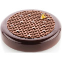 Alvéolé 9 Silikomart tappeto in silicone decori tondi di 14 cm a trama alveare