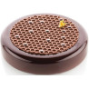 Alvéolé 9 Silikomart: tappeto in silicone da 14 cm per decorare torte a trama alveare