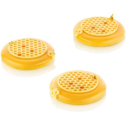 Alvéolé 3 Silikomart tappeto in silicone decoro tondi da 75 mm a trama Alveare