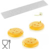 Alvéolé 3 tappeto in silicone decoro da 7,5 cm per tortine a trama Alveare da Silikomart Alvéolé 3 tappeto in silicone decoro da 7,5 cm per tortine a trama Alveare da Silikomart