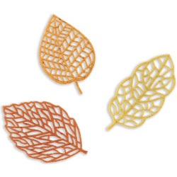 Garden Silikomart tappeto in silicone per decori foglie 40 x 8 cm