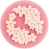 Flora 80 stampo decorativo in silicone bianco da Silikomart Flora 80 stampo decorativo in silicone bianco da Silikomart