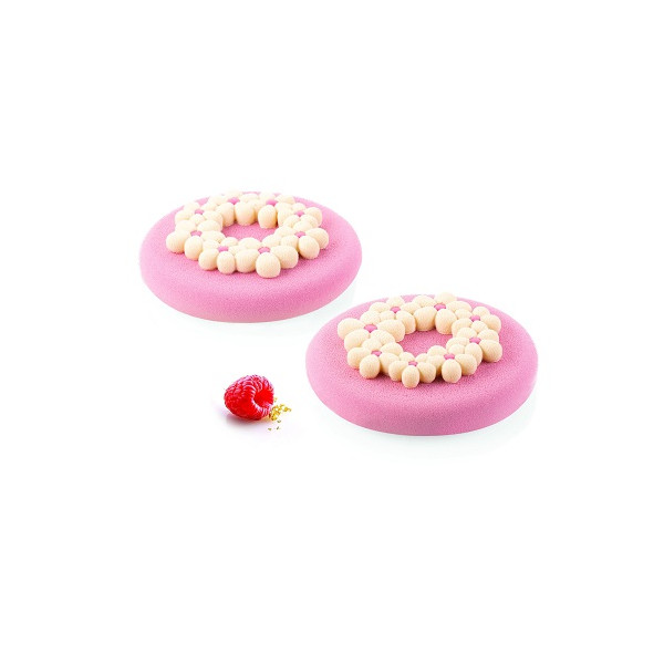 Flora 19 ml o fiori 19 ml stampo decorativo in silicone bianco da Silikomart
