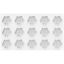 Flora 7 ml o fiori 7 ml stampo decorativo in silicone bianco da Silikomart