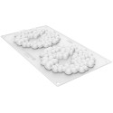 Flora 80 Silikomart stampo decorativo in silicone bianco