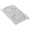 Plissé 100 Silikomart stampo in silicone bianco per decorazioni a plissé Plissé 100 Silikomart stampo in silicone bianco per decorazioni a plissé