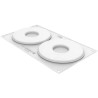 Tutù 100 o intreccio 100 stampo decorativo in silicone da Silikomart Tutù 100 o intreccio 100 stampo decorativo in silicone da Silikomart