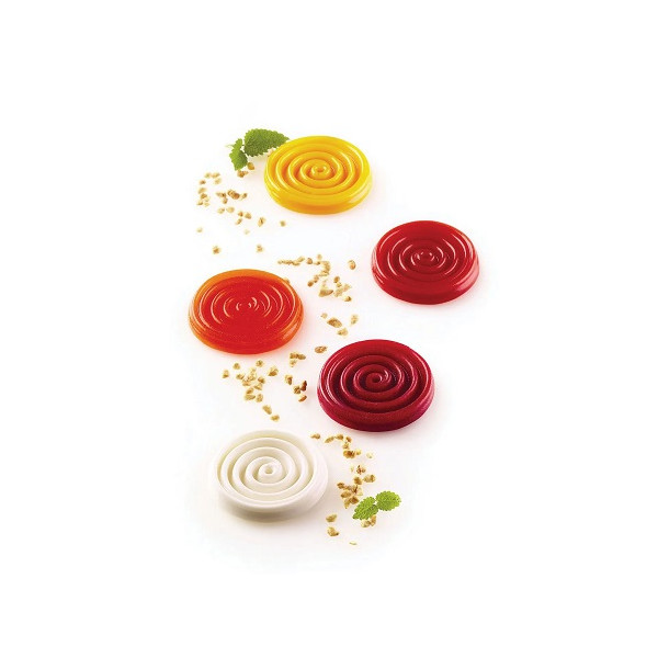 Stampo in silicone Tourbillon 9 o Turbinio 9 da Silikomart