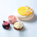 Kit Tourbillon Silikomart set 3 stampi in silicone decorativi turbinio