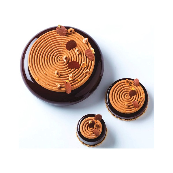 Kit Tourbillon Silikomart set 3 stampi in silicone decorativi turbinio