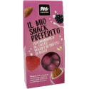 Sacchetto Maxtris Yogurt ai Frutti di Bosco confetti fucsia in confezione da 150 g
