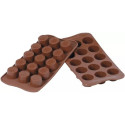 Praline Silikomart, SCG07: stampo in silicone per 15 praline di cioccolato
