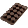 Praline Silikomart, SCG07: stampo in silicone per 15 praline di cioccolato Praline Silikomart, SCG07: stampo in silicone per 15 praline di cioccolato