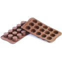 Praline Silikomart, SCG07: stampo in silicone per 15 praline di cioccolato