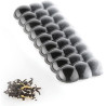 CH011 Bolla T: Stampo in Tritan per 4 Tavolette di Cioccolato con decoro a bolle da Silikomart CH011 Bolla T: Stampo in Tritan per 4 Tavolette di Cioccolato con decoro a bolle da Silikomart