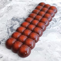 CH011 Bolla T: Stampo in Tritan per 4 Tavolette di Cioccolato con decoro a bolle da Silikomart