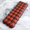 CH011 Bolla T: Stampo in Tritan per 4 Tavolette di Cioccolato con decoro a bolle da Silikomart CH011 Bolla T: Stampo in Tritan per 4 Tavolette di Cioccolato con decoro a bolle da Silikomart
