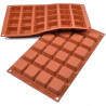 Stampo silicone 24 mini lingotti SF351 Silikomart da 18 ml da 38 x 30 mm h 15 mm