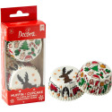 Pirottini renna Decora 36 pirottini muffin in carta decoro renna natalizia ø5xh3,2 cm
