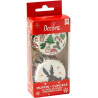 36 Pirottini Muffin in carta decoro renna natalizia diametro 5 cm altezza 3,2 cm da Decora