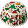 36 Pirottini Muffin in carta decoro renna natalizia diametro 5 cm altezza 3,2 cm da Decora