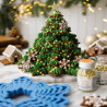 Set 8 taglia-biscotti albero stella di ghiaccio in plastica da Decora Set 8 taglia-biscotti albero stella di ghiaccio in plastica da Decora