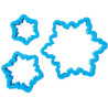 Set 8 taglia-biscotti albero stella di ghiaccio in plastica da Decora Set 8 taglia-biscotti albero stella di ghiaccio in plastica da Decora