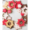 Set 8 taglia-biscotti albero stella di ghiaccio in plastica da Decora Set 8 taglia-biscotti albero stella di ghiaccio in plastica da Decora