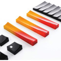 CH003 Onda B: Stampo in Tritan per 10 Barrette di Cioccolato con decoro onda da Silikomart