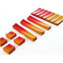 CH003 Onda B: Stampo in Tritan per 10 Barrette di Cioccolato con decoro onda da Silikomart