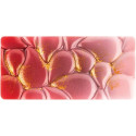 Goccia T linea CH008 linea Chocado Silikomart: stampo in Tritan 3 tavolette cioccolato con decoro gocce 120x25xh16 mm 80 g