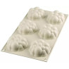 Bollicine Silikomart stampo in silicone 6 bollicine 3D diametro 7 x h 3 cm
