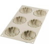 Bollicine Silikomart stampo in silicone 6 bollicine 3D diametro 7 x h 3 cm