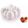 Cloud 120 Silikomart: stampo 6 monoporzioni nuvole in silicone bianco da 7,1x7,1xh3,4 cm Cloud 120 Silikomart: stampo 6 monoporzioni nuvole in silicone bianco da 7,1x7,1xh3,4 cm