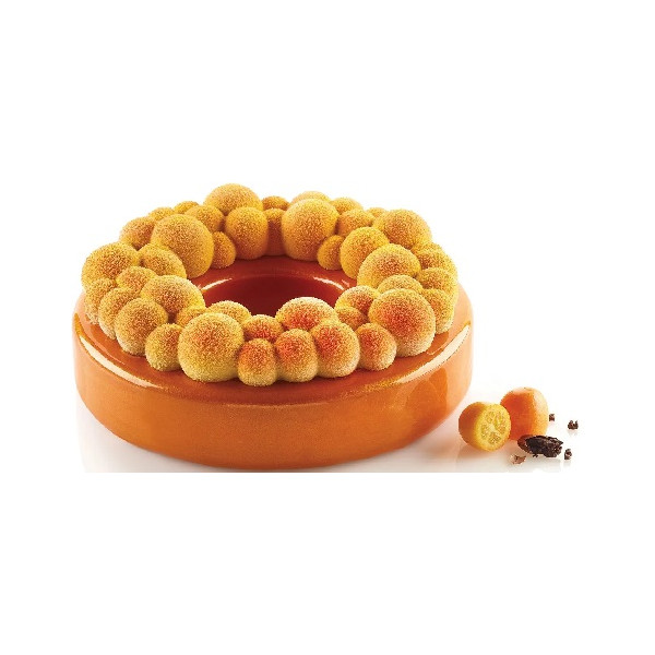 Kit Bubble Crown Silikomart set 3 stampi silicone corona di bolle