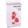 Fragole e Panna Silikomart: stampo in silicone per 6 fragole 3D di diametro 59 ed altezza 61 mm
