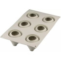 Fragole e Panna Silikomart: stampo in silicone per 6 fragole 3D di diametro 59 ed altezza 61 mm