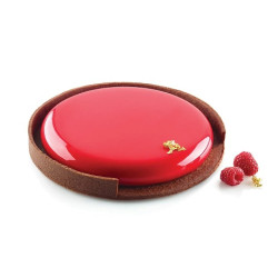 Da 19 a 25 cm kit tarte ring round Silikomart stampo silicone e anello microforato per crostata tonda