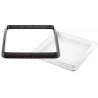 Kit tarte ring square 200x200 Silikomart: stampo silicone con anello per crostata quadrata da 20 cm