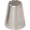 Cornetto swirl n 74 per fiori 3D diretti in acciaio inox Ø 3,7 x 4,1 cm da Decora Cornetto swirl n 74 per fiori 3D diretti in acciaio inox Ø 3,7 x 4,1 cm da Decora